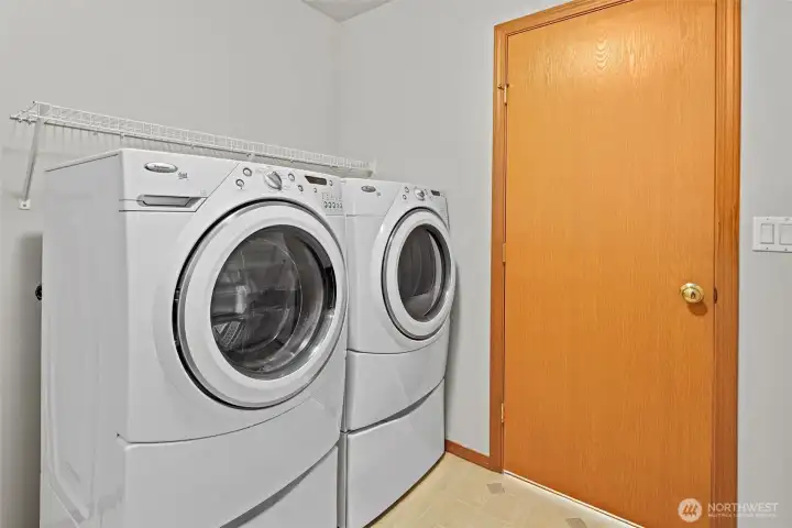 Utility room/pantry off the kitchen and garage