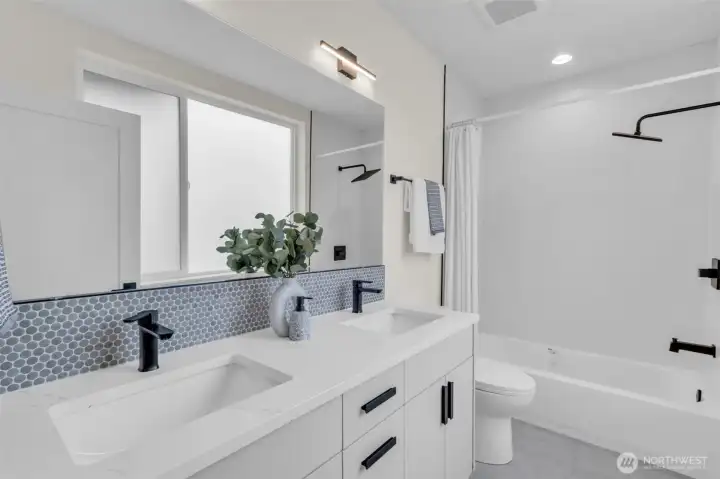 Entry level with a full bath.