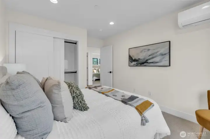 Generous 2nd bedroom.
