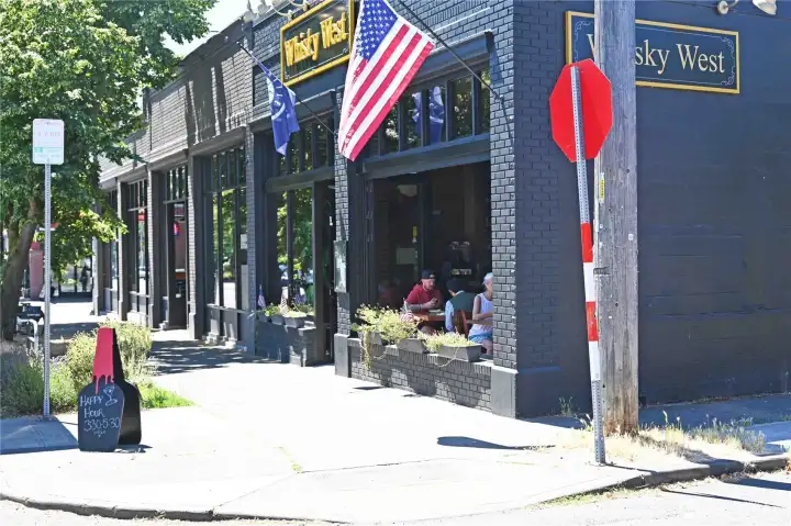 Another gathering place, Whiskey West.