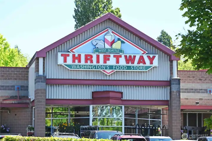 Thriftway, a great local grocery store, and only two blocks away.