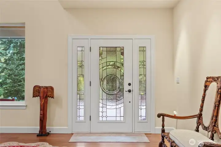 Light filled entry