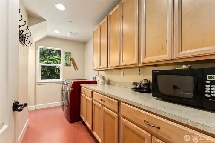 Massive laundry room
