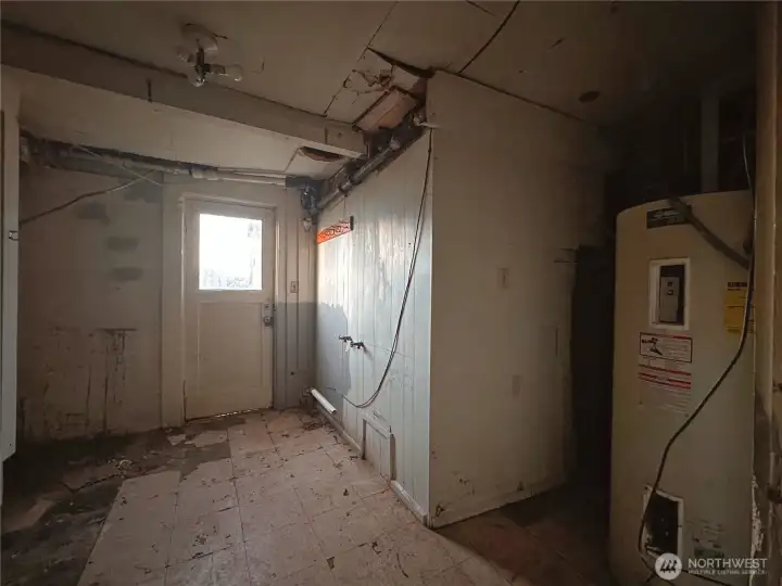 Utility room in basement