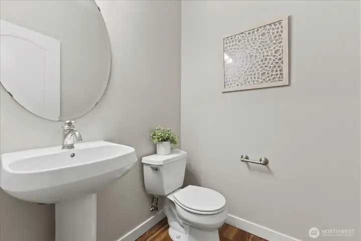 main level 1/2 bath