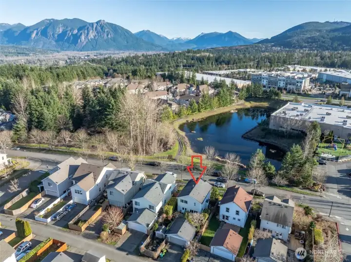 What an amazing location with Mt Si in the distance!