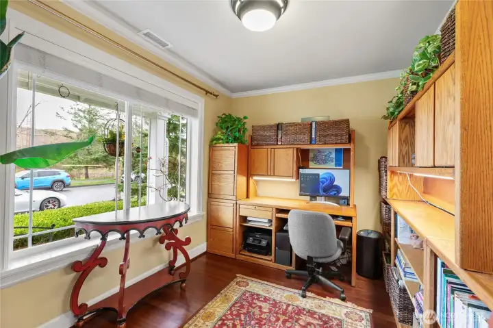 Enjoy the views from this main floor den.