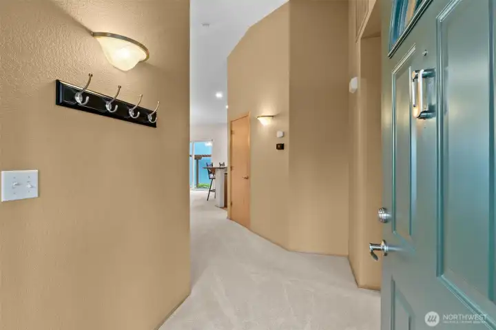 Hallway to living area