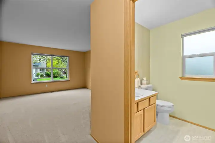 second suite with 3/4 bath