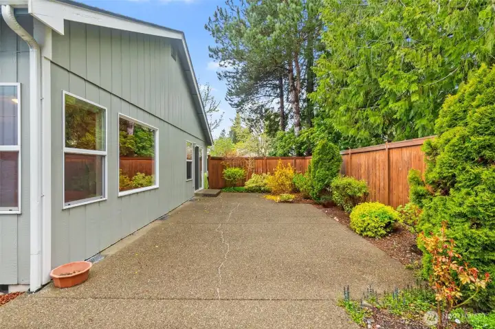Beautifully landscaped private courtyard.