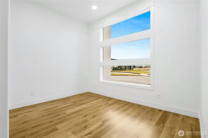 Secondary bedroom example offering flexibility for guests, office space, or additional living needs.