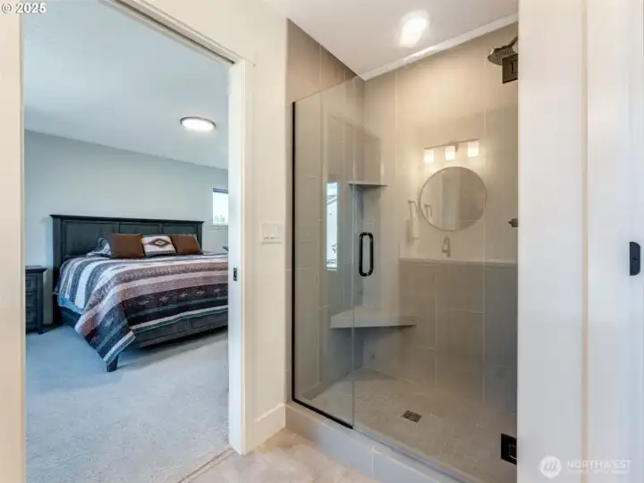 Bathroom, attached - Walk In Shower