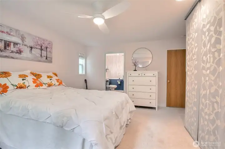 Primary and full bath.