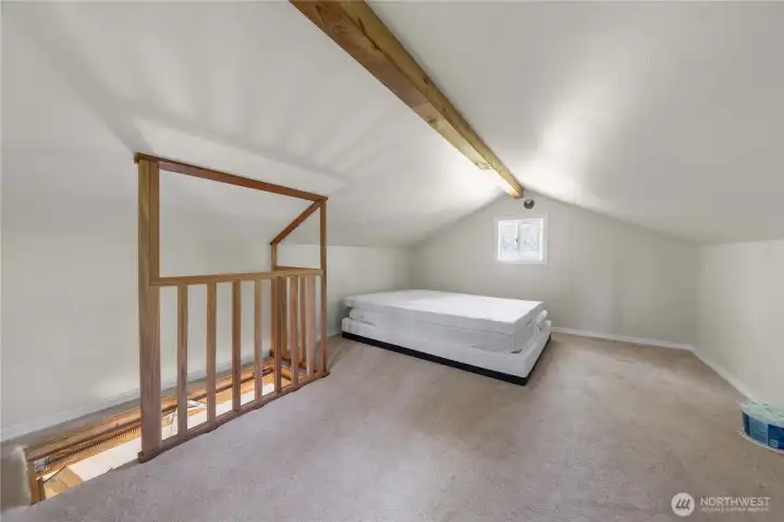 Loft of cabin #1.