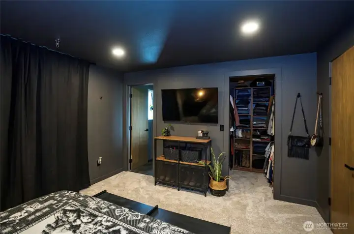 Master Bedroom with walk-in closet