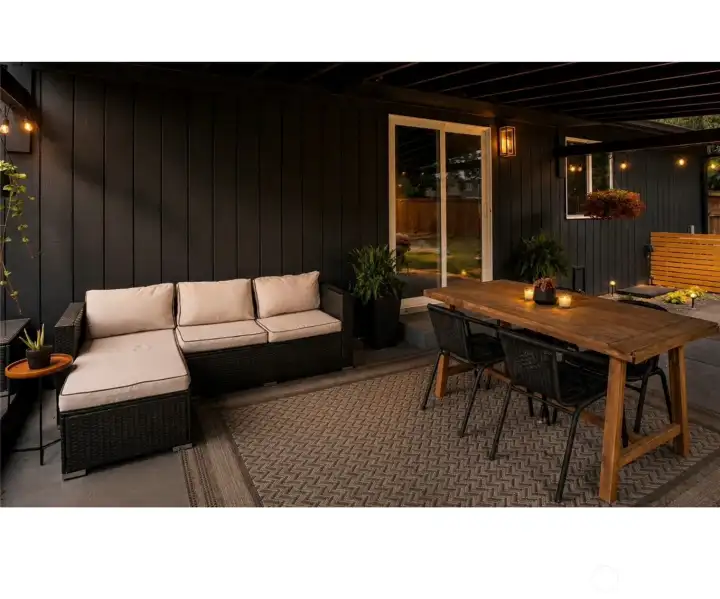 Back covered patio
