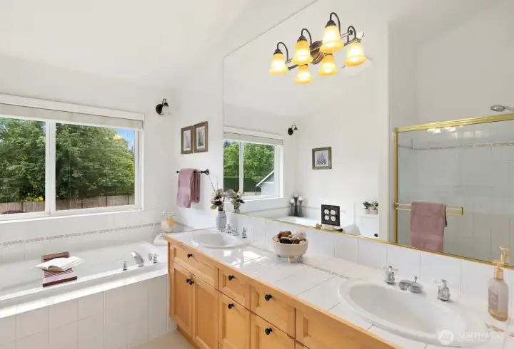 Primary bathroom. Primary bathroom.