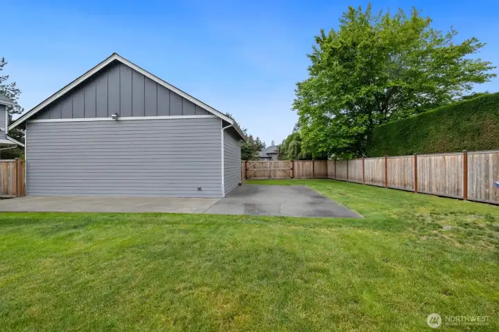 RV space next to DETACHED GARAGE! RV space next to DETACHED GARAGE!