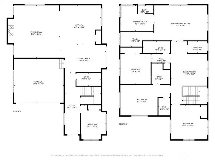 Floor plan illustrating the home's spacious and functional layout.