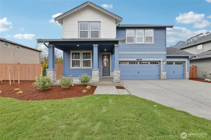 Photo rendering is representational. Actual home is under construction and finishes, elevation, and paint colors may vary. See site agent for details.