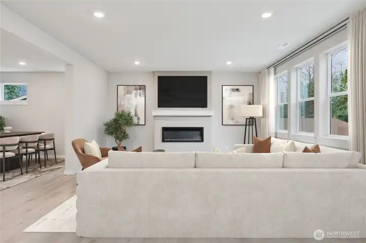Photo rendering is representational. Actual home is under construction and finishes, elevation, and paint colors may vary. See site agent for details. Virtual staging.