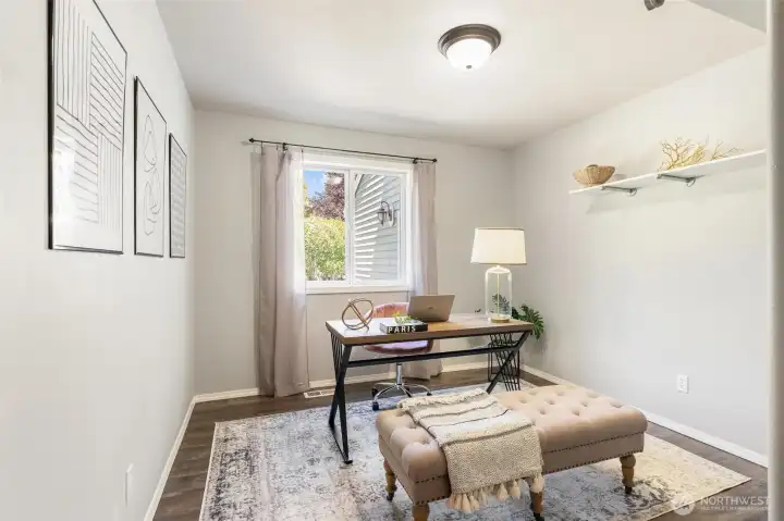 Work From Home with Ease. A dedicated office provides the flexibility today's lifestyle demands and can easily serve as a fifth bedroom if needed. Work From Home with Ease. A dedicated office provides the flexibility today's lifestyle demands and can easily serve as a fifth bedroom if needed.