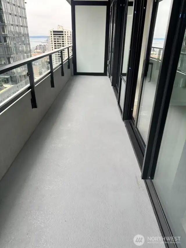 Your Patio! Privacy Walls on either end,