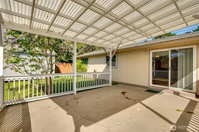 Huge Covered Patio