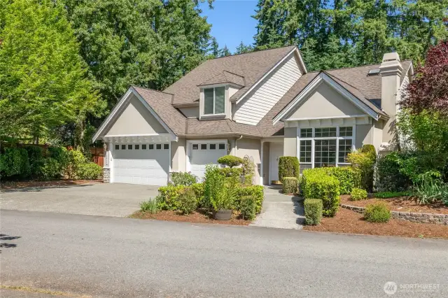 Premium corner lot with privacy, is nestled amongst lush PNW trees and greenery, and across the street from Ivanhoe Park, and adjacent Ivanhoe Sports Field.