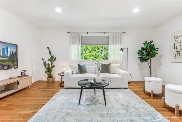 The bonus room has flexible options as a rec/media/game room.