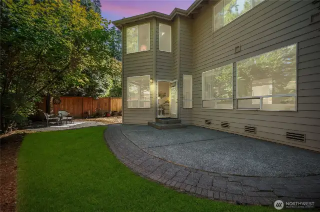 Great spaces for entertaining or relaxing.