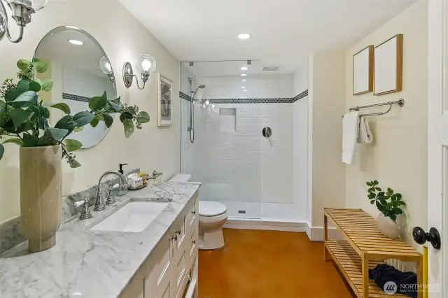 Basement 3/4 bathroom