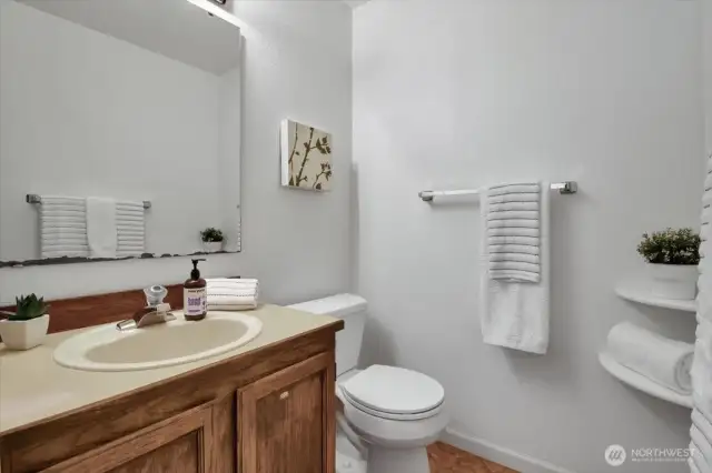 Downstairs half bath