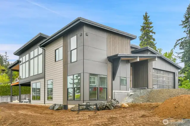 New construction home with beautiful modern architecture!