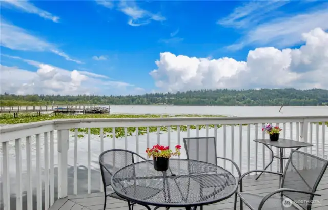 Waterfront views of Lake Sammamish, everyday :)