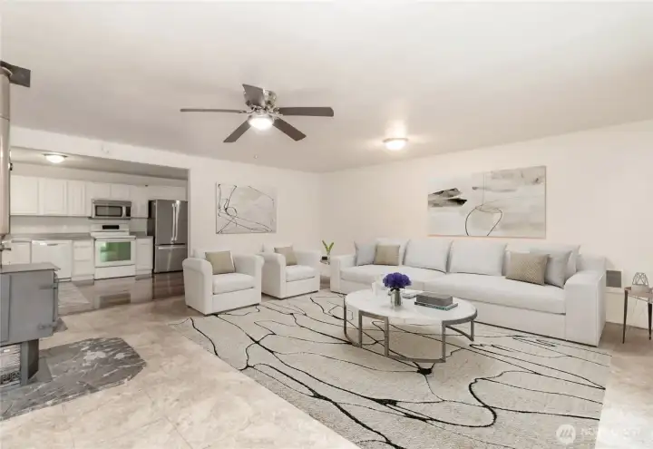 Virtually stateged. Great furniture ideas