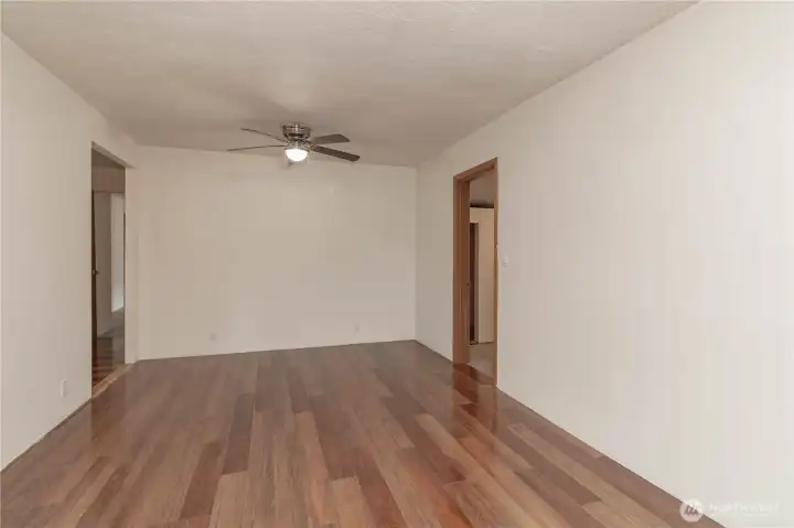Diningroom with tons of space.