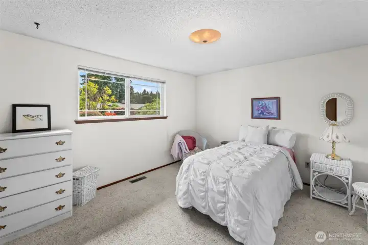 Second bedroom gets lots of morning sunlight