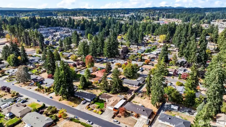You will love the location of this established South Hill neighborhood. The shopping and services on Meridian are close by, but not TOO close.
