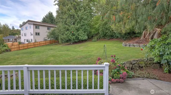 Enjoy the beauty of nature just beyond your deck.
