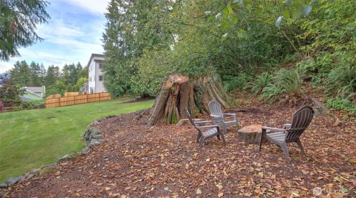 A peaceful woodland retreat right in your own backyard.