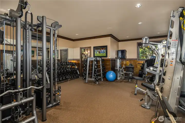or home gym.