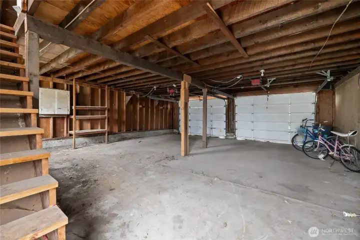 interior of garage