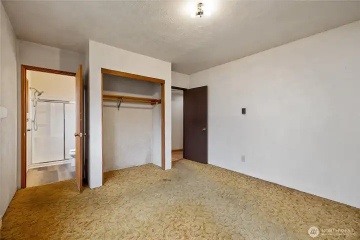 Primary Bedroom with private 3/4 bath