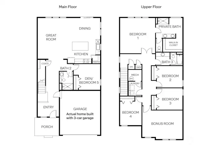 Bridgewater Floor Plan Layout.