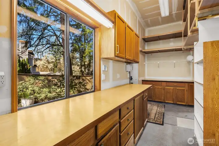 Shop Area in Back of Garage