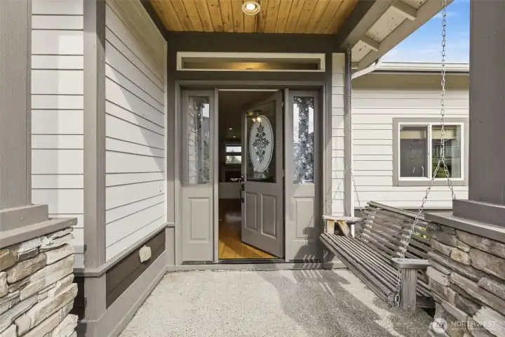 Inviting Front Entry