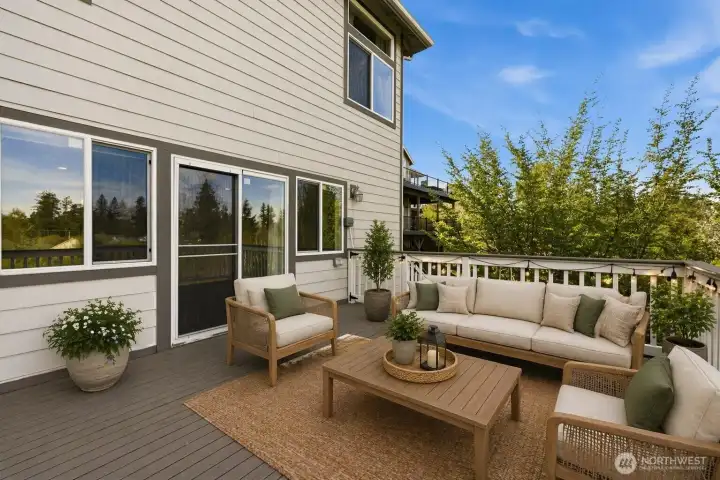 2nd Deck off 2nd Level Family Room \ Virtually Staged