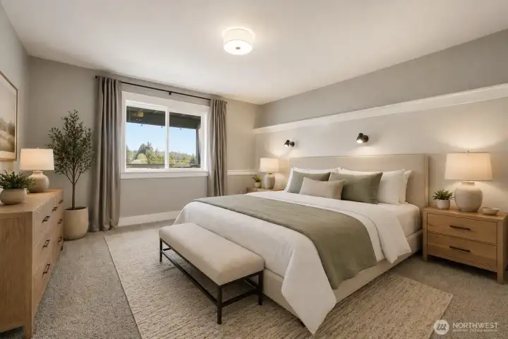 Virtually Staged Bedroom 3