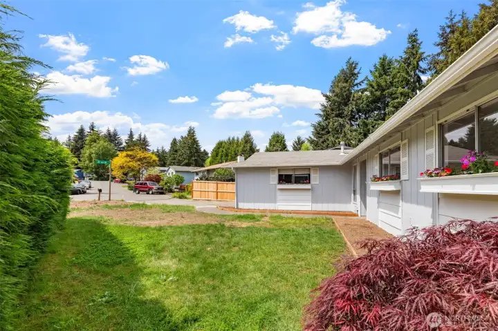 2 car garage with planter boxes ready for your vision 2 car garage with planter boxes ready for your vision